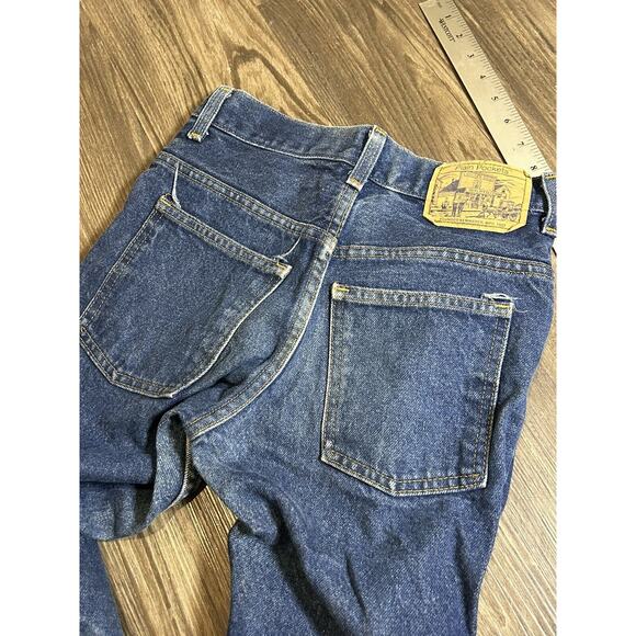 Vintage JCPenney Plain Pocket Flared Gray Denim Jeans 26x27 90s Y2K - Picture 6 of 7